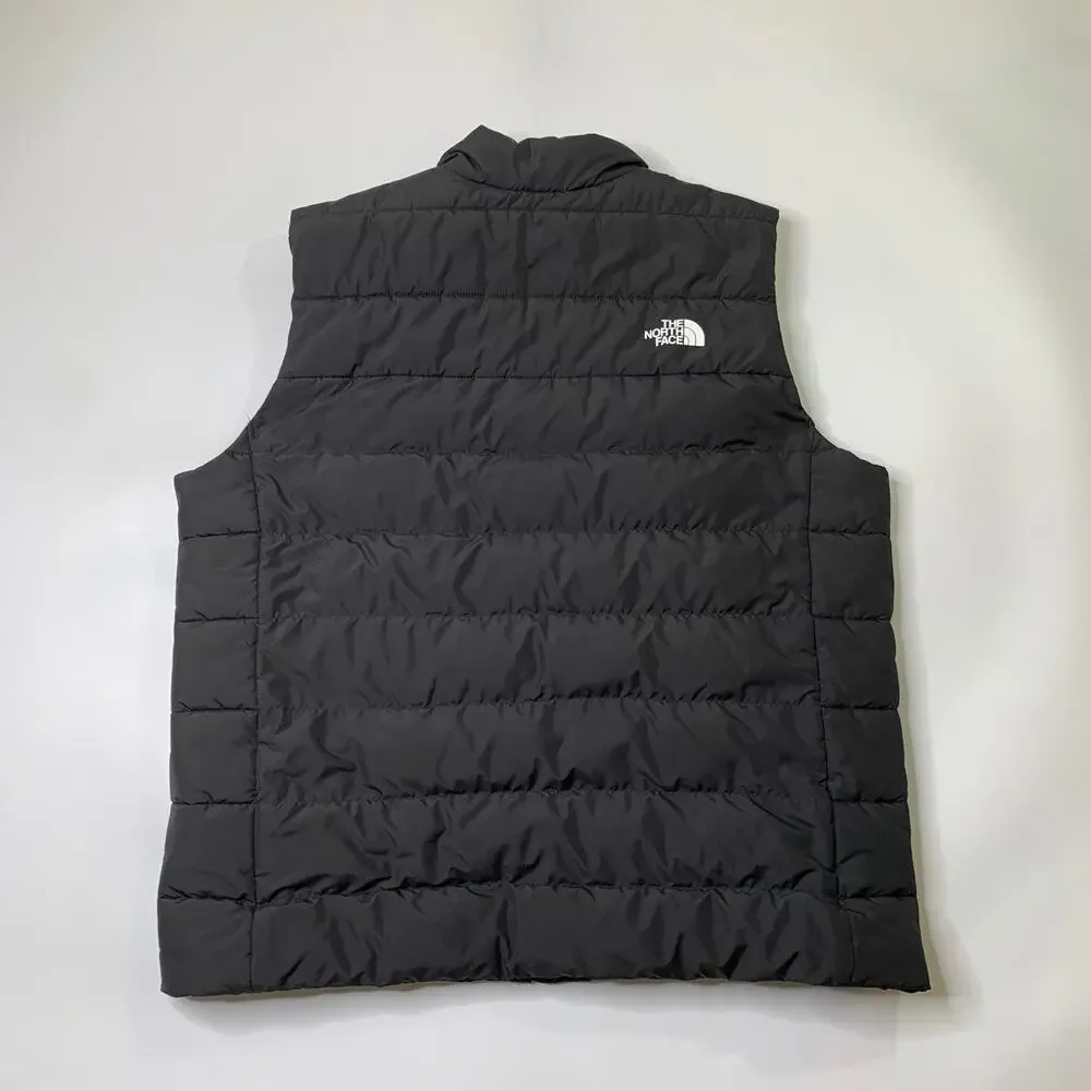 The North Face Vest Mens XL Extra Large Black Aconcagua Down Filled Insulated